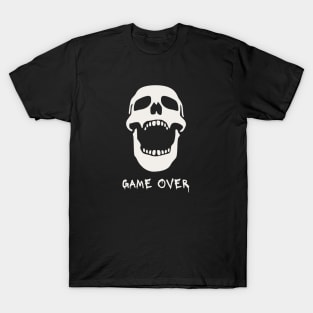 Game over, game over man, game over skull T-Shirt